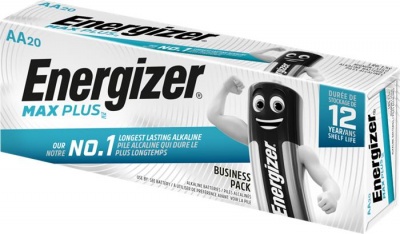 Elem, AA ceruza, 20 db, ENERGIZER "Max Plus"