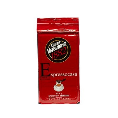 Kávé, pörkölt, őrölt, 250 g, CAFFÉ VERGNANO "Espressocasa"