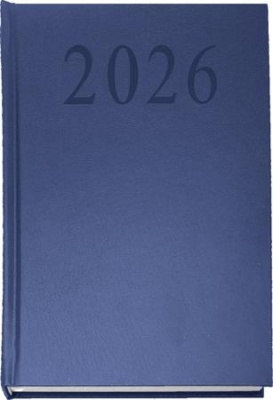 Naptár, tervező, A5, napi, 2026, sötétkék